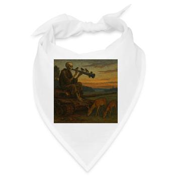 Die Ruhe nach dem Sturm - Bandana - Weiß - Vorne