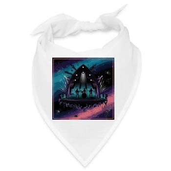 Celestial Concert Bühnenbild - Bandana - Weiß - Vorne