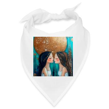 Porträt der Frauen der Fusion - Bandana - Weiß - Vorne