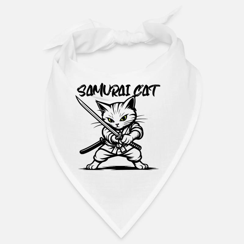 Chat samouraï Bandana