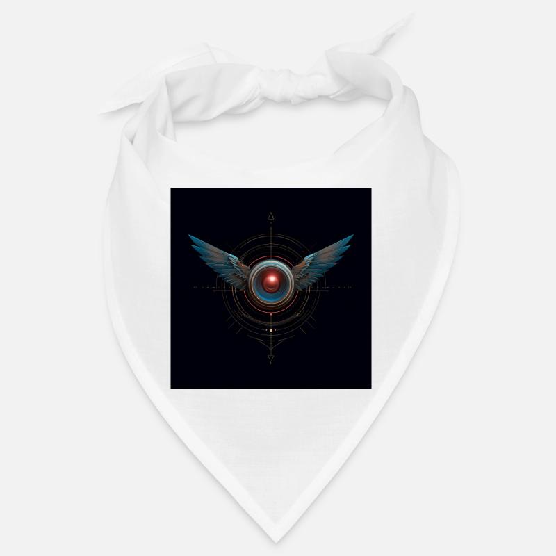 Futuristisches Winged Emblem – Techno Vision Bandana