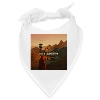 Kolonisierung Tibets - Bandana - Weiß - Vorne