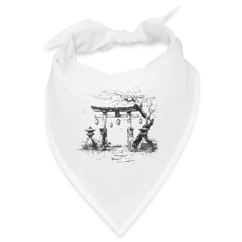 Asia_Garden - Bandana - Weiß - Vorne