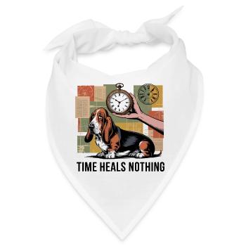 Zeitloser Basset - Bandana - Weiß - Vorne