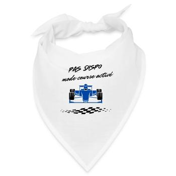 Motorsport-Design - Bandana - Weiß - Vorne