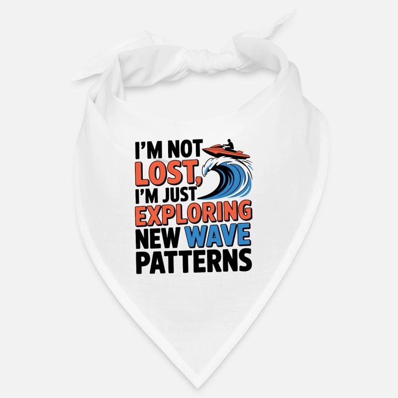 Funny Jetski Lost Exploring Waves  Bandana