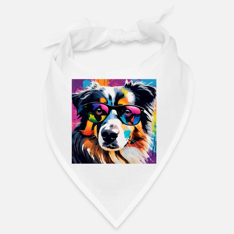 Australian Shepherd bunt Aussi Bandana