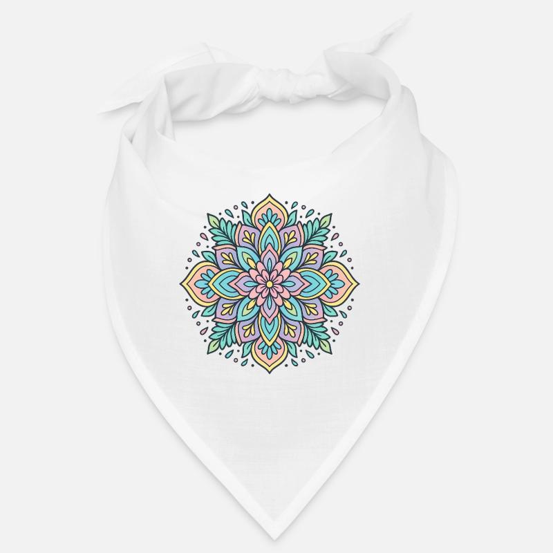 Mandala de fleurs Bandana