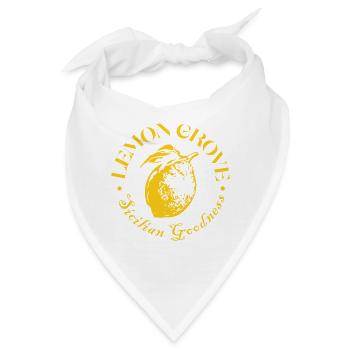 Zitronenanbauer-Abzeichen-Design - Bandana - Weiß - Vorne
