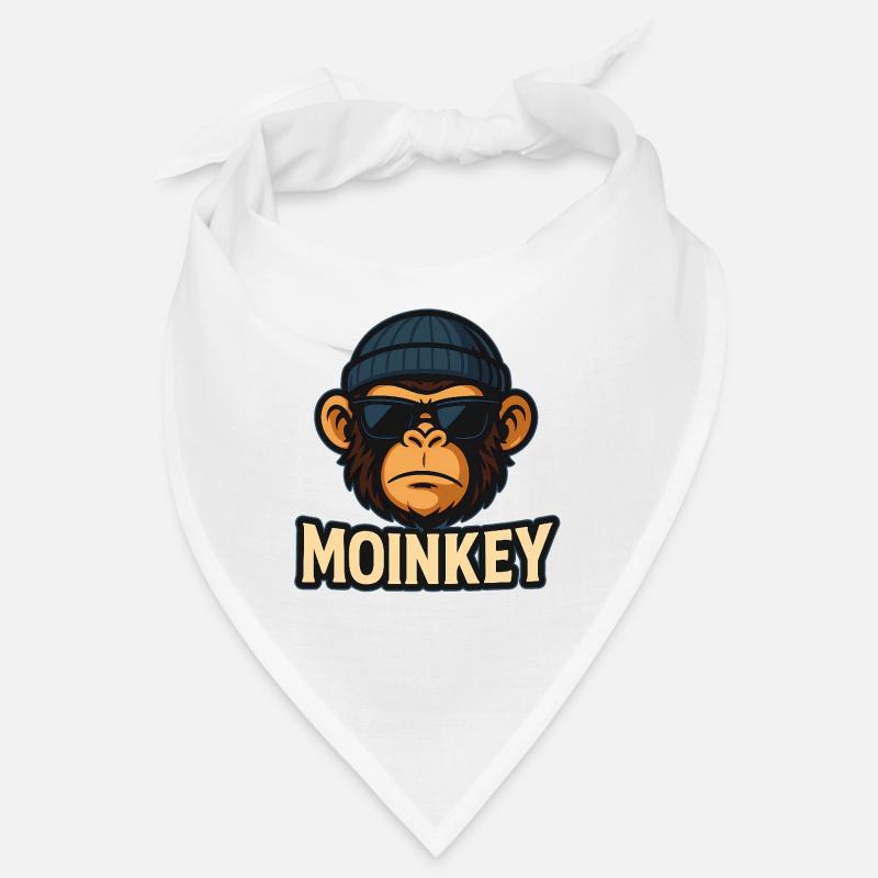 MOINKEY Affe Design – Moin Hamburg Geschenkidee Bandana