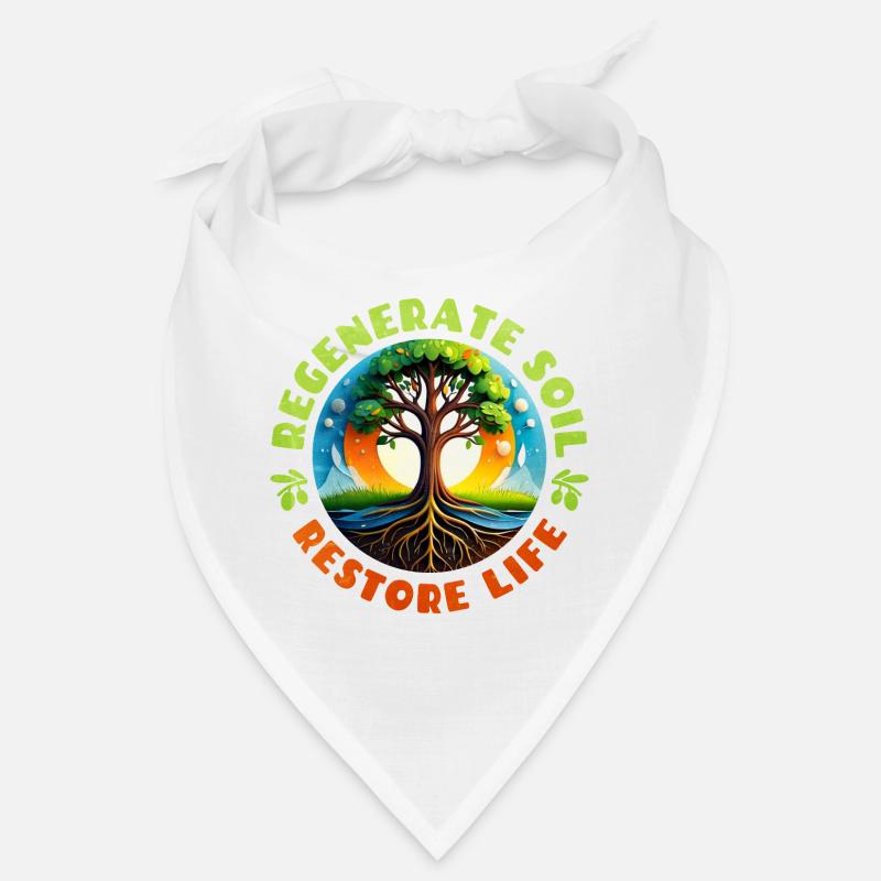 Lively tree representation for nature Bandana