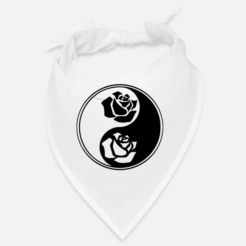Yin-Yang-Blume Bandana