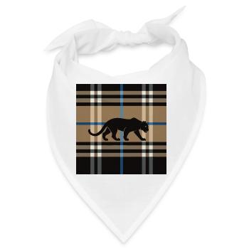 VisionWear Exclusive Plaid Pattern – Modern Street - Bandana - Weiß - Vorne