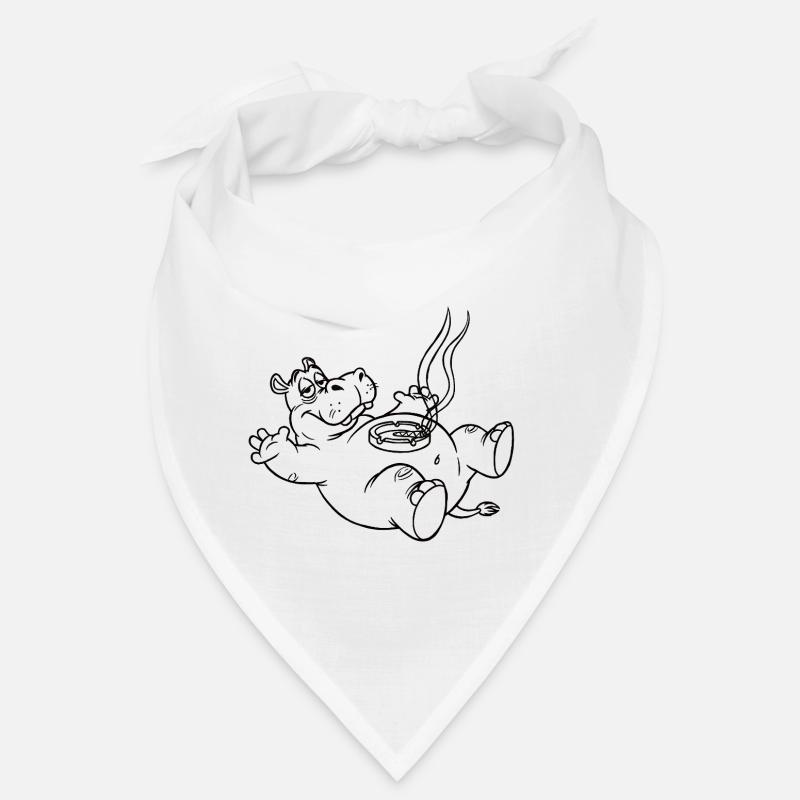 Funny Hippo Bandana