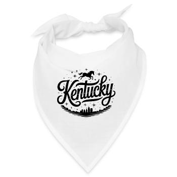 Kentucky - Souvenir USA State Design - Bandana - Weiß - Vorne