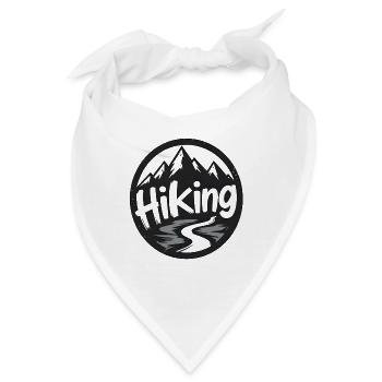 Abenteuerlicher Bergwanderer Eyecatcher - Bandana - Weiß - Vorne