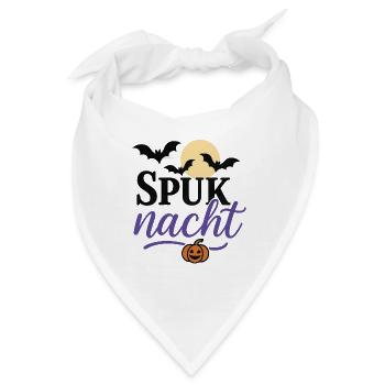 Spuknacht Halloween Design - Bandana - Weiß - Vorne