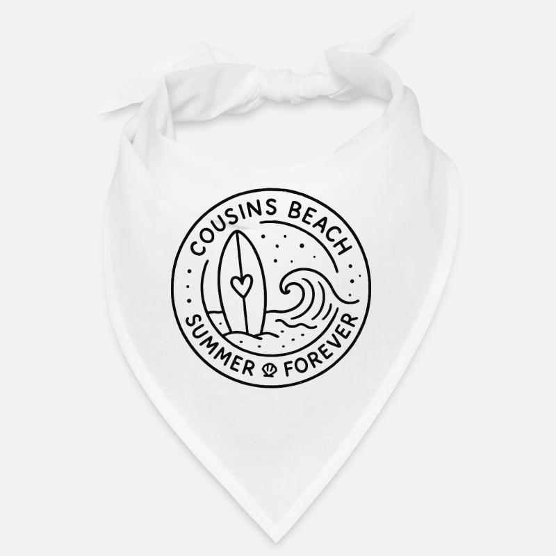 Cousins Beach – Summer Forever Badge - Bandana - Weiß