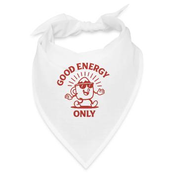 Good Energy Only - Bandana - Weiß - Vorne