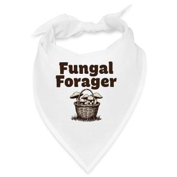 Fungal Forager - Pilzsammler Korb - Bandana - Weiß - Vorne