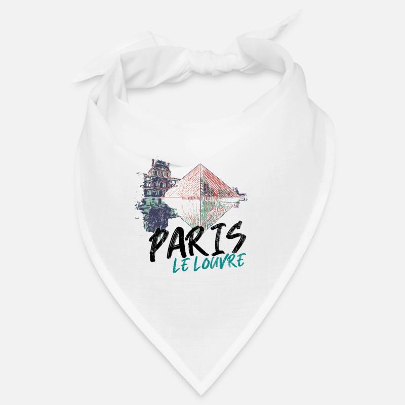 Paris Louvre Icône Architecturale Pyramide  Bandana