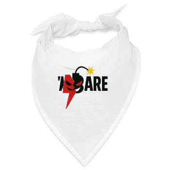 Design des Protests mit nuklearem Lächeln - Bandana - Weiß - Vorne