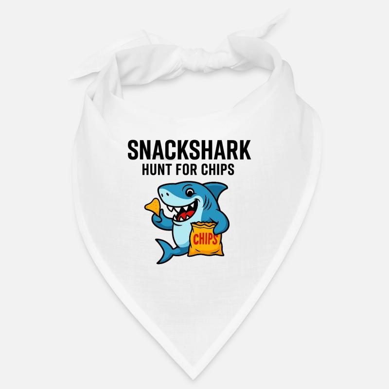 Requin mignon avec des puces Bandana