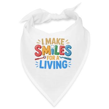 Dentalkeramik Artistik - Bandana - Weiß - Vorne