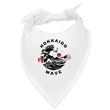 Japan Hokkaido - Bandana - Weiß - Vorne