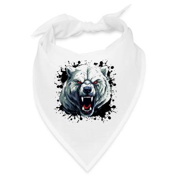 Polar Bär Eisbär - Bandana - Weiß - Vorne