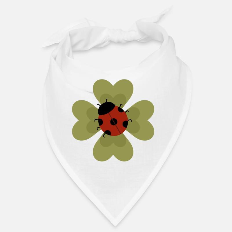 Marienkäfer Blumen Patch Design Bandana