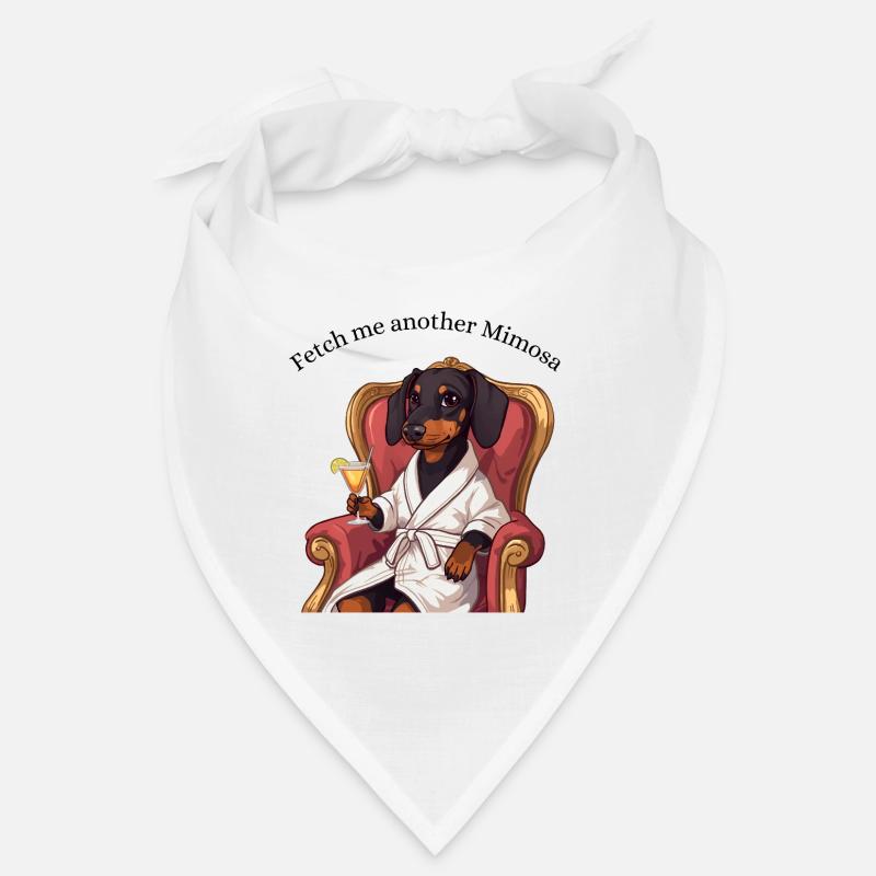 Teckel Mimosa Throne – Fetch Me Another Bandana