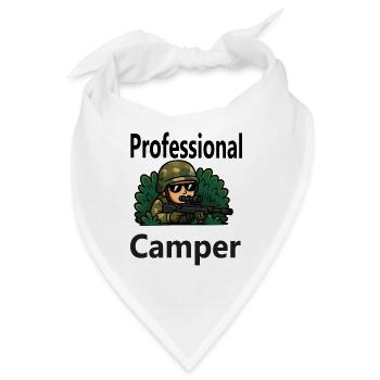 Professional Gamer Camper - Bandana - Weiß - Vorne