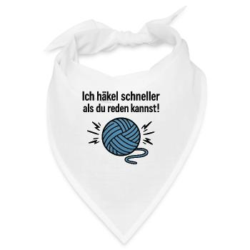 Die Strick-Turbine - Bandana - Weiß - Vorne
