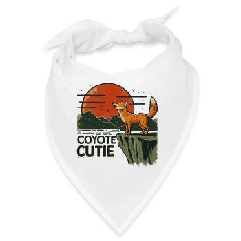 Coyote cutie - Bandana - Weiß - Vorne