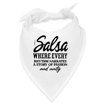 Salsa Tanzfläche Kuba Latin Vibes Shirt - Bandana - Weiß - Vorne