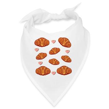 FRANZBRÖTCHEN LIEBEN, HAMBURG - Bandana - Weiß - Vorne