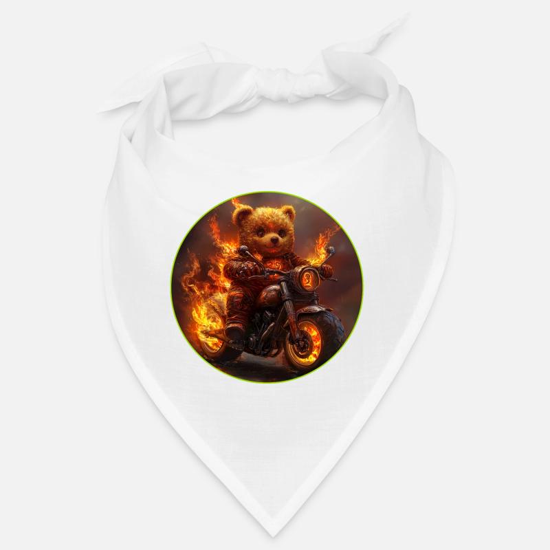 Fiery Bear Motorcycle Adventure Bandana