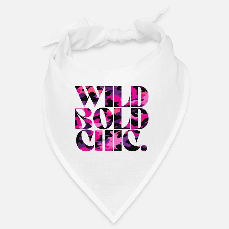 Wild Bold Chic Camo Pattern Design Bandana