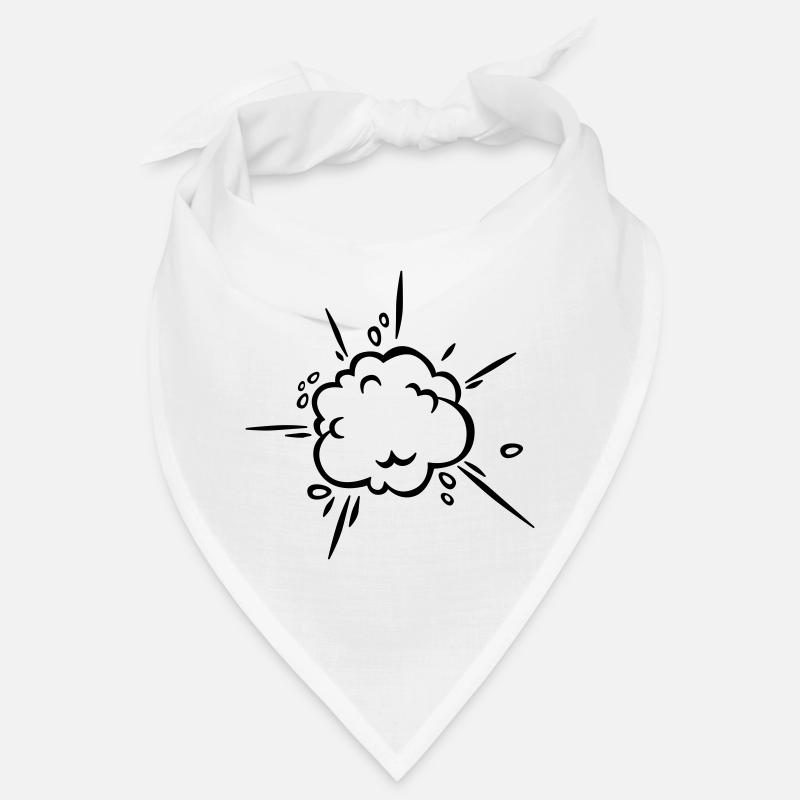 Comic Staubwolke Bandana