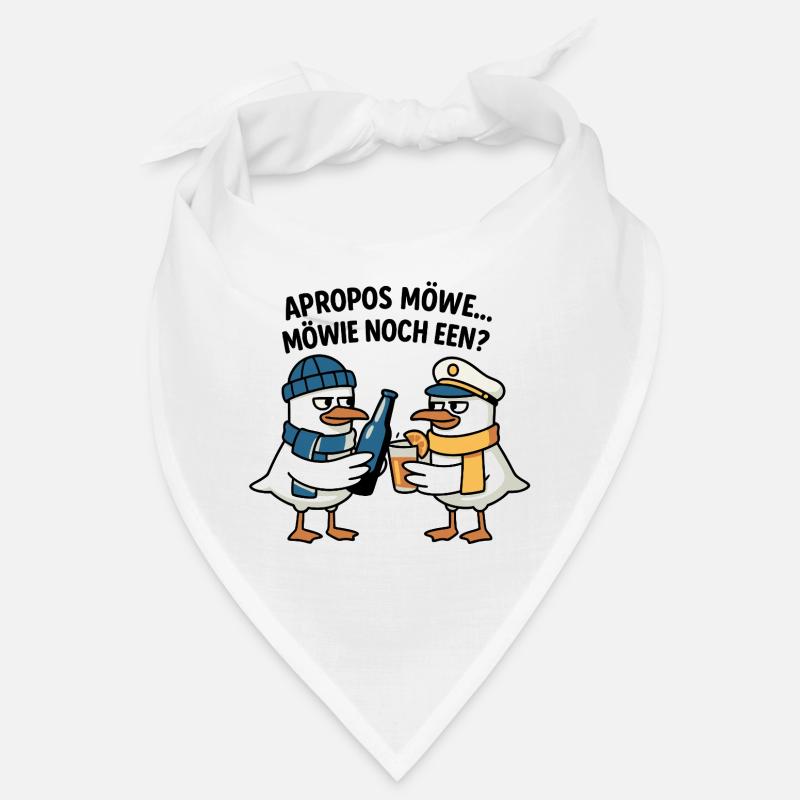 Möwen Prost am Meer Bandana