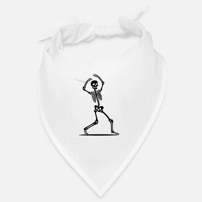 Skelett Tanz Silhouette Bandana