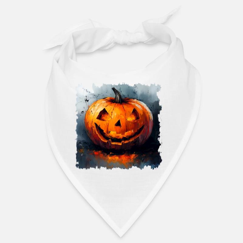 Glowing Pumpkin Halloween Bandana