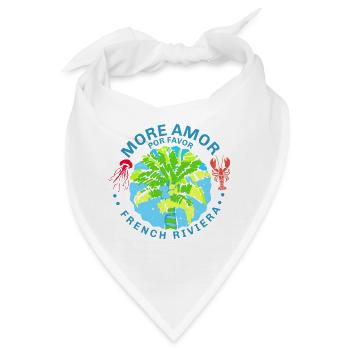 Palmiers Azur Côte d'Azur - Bandana - Weiß - Vorne