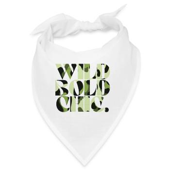 Wild Bold Chic Camouflage Chic - Bandana - Weiß - Vorne