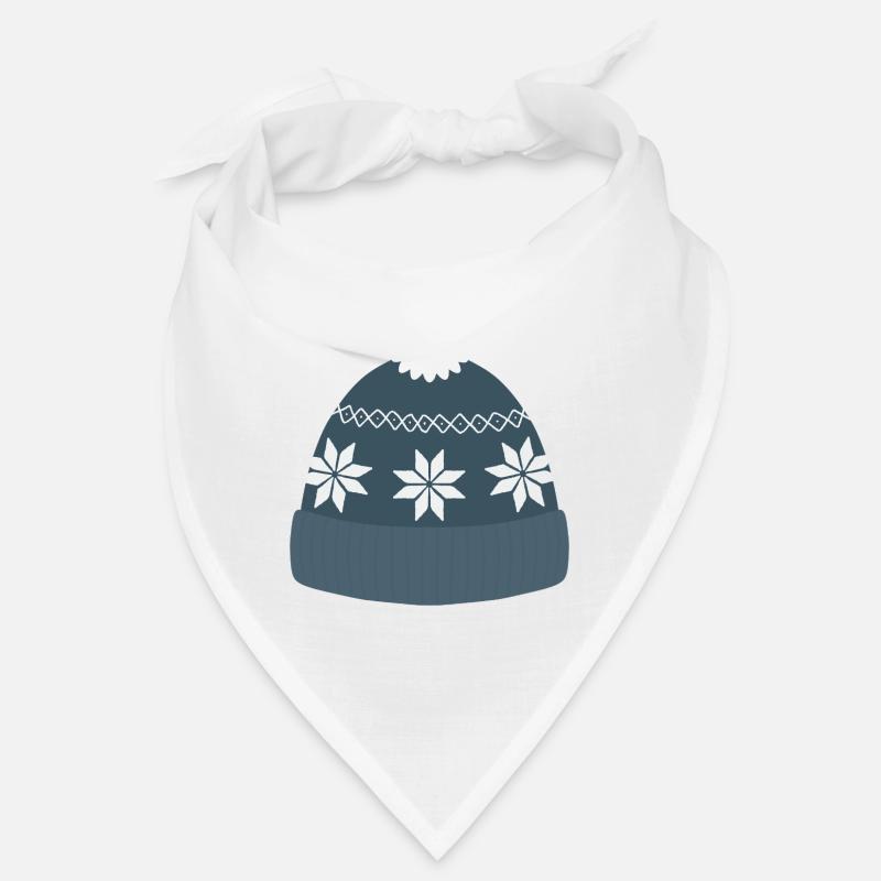 Bonnet nordique flocon de neige Bandana