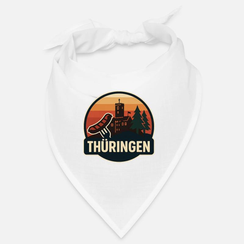 Thuringia Castle Panorama Badge Bandana