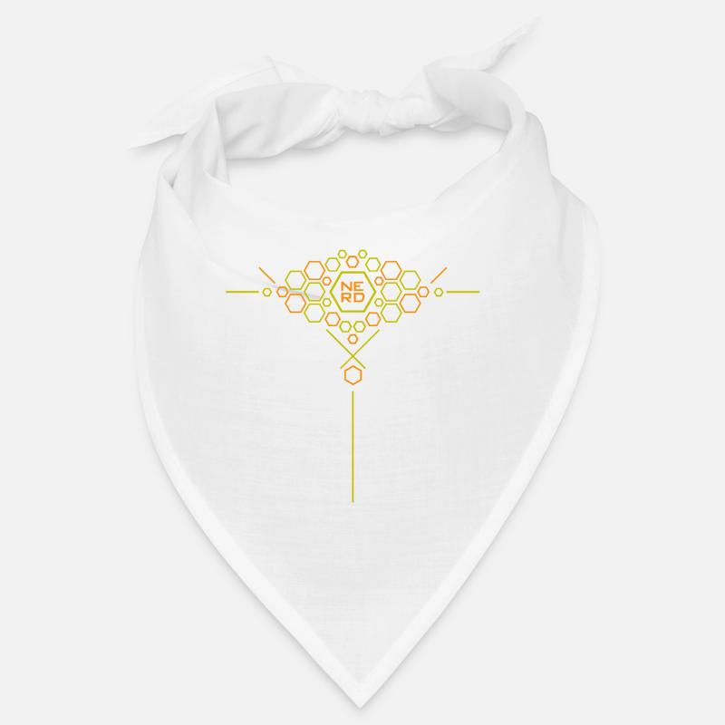 Nerd Hex Motif Dégradé Bandana