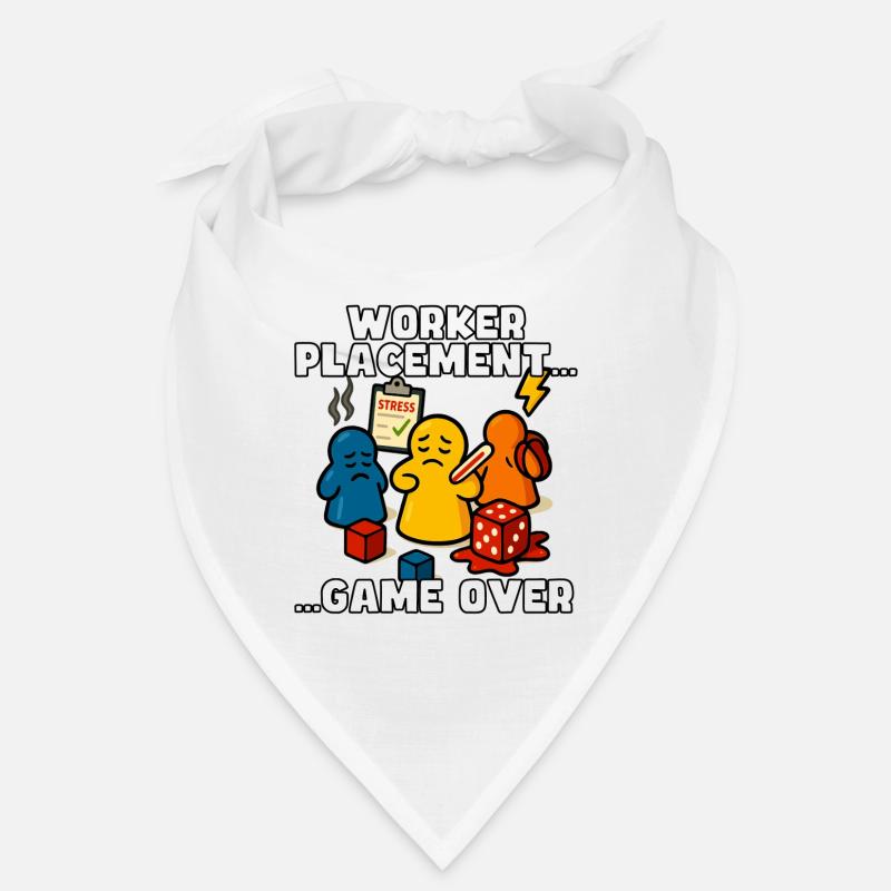 Placement d’ouvriers : Game Over - Bandana - blanc