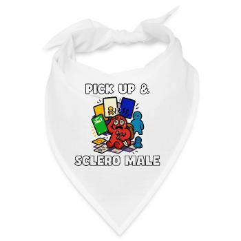 Pick Up & Sclero Männlich - Bandana - Weiß - Vorne
